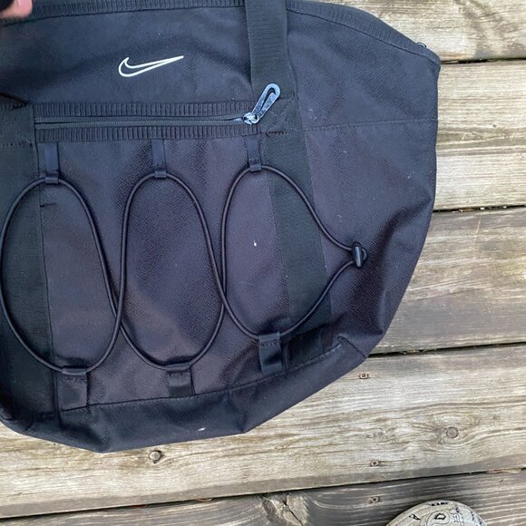 Nike One Women's Training Tote Bag Black Tennis Purse - Picture 8 of 9